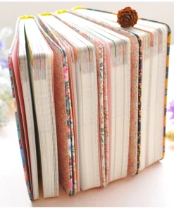 Kawaii Leather Floral Diary/schedule/planner notebook 2