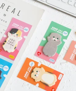 Cute Kawaii Cat Sticky Memo Pads (8 pieces) 1