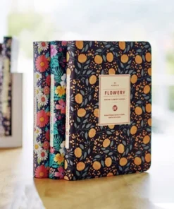 Kawaii Leather Floral Diary/schedule/planner notebook 1