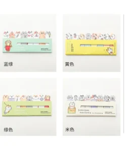 4 pcs Kawaii cat memo pad Cute kitties stick marker Cartoon post stickers planner Stationery Office School supplies A6881 5