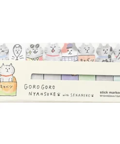 4 pcs Kawaii cat memo pad Cute kitties stick marker Cartoon post stickers planner Stationery Office School supplies A6881 4