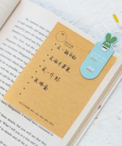 Three Kawaii Cacti Magnetic Bookmarks for Books 3