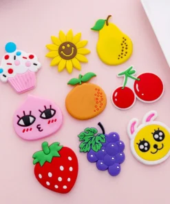 Cartoon & fruit silicon fridge magnets 1