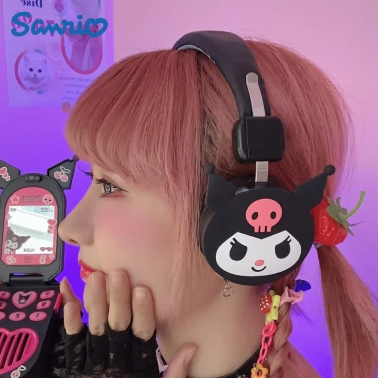 Kuromi & Hello Kitty Bluetooth Headphones